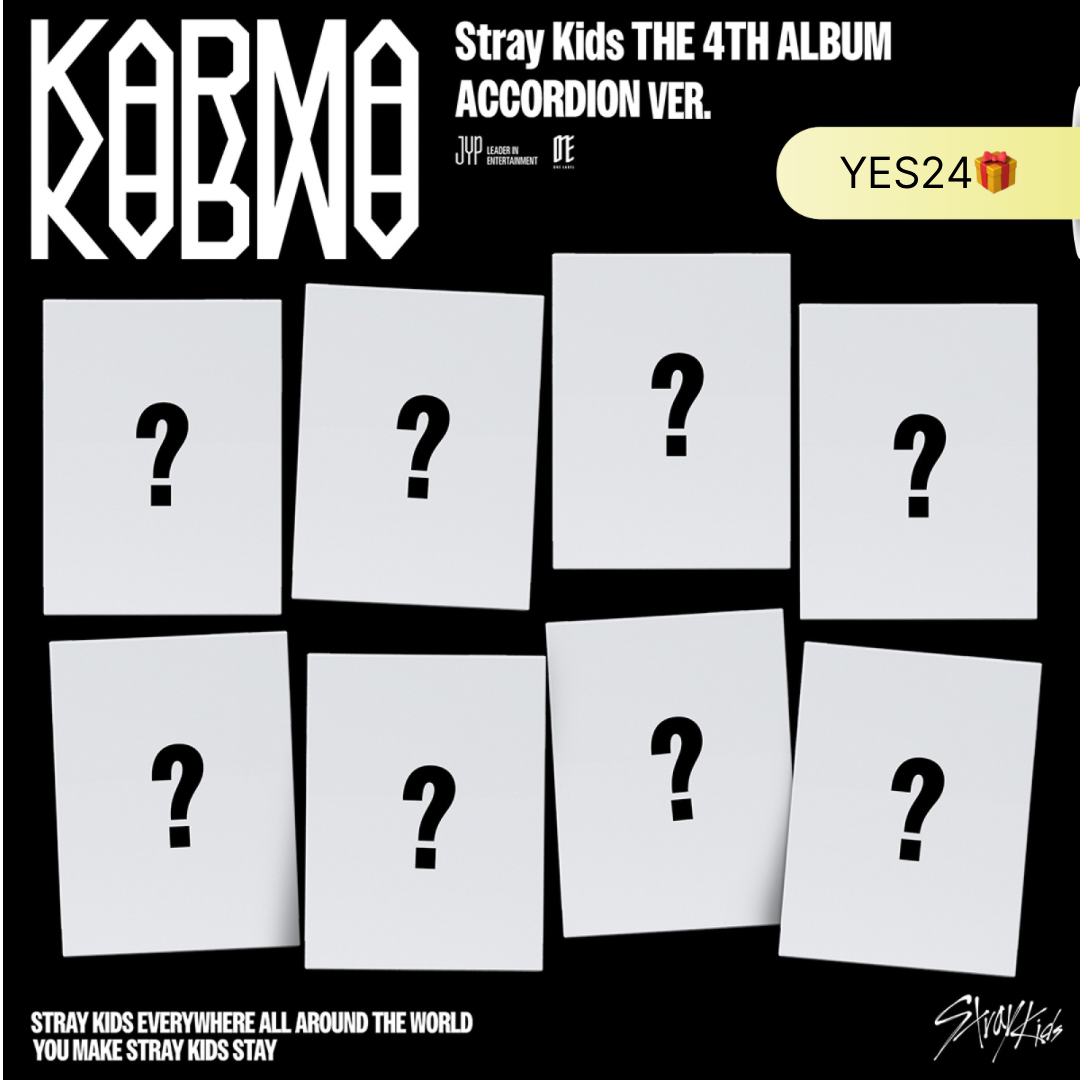 Stray Kids - KARMA / 4th Full Album (ACCORDION VER.) Random (YES24 benefit π)