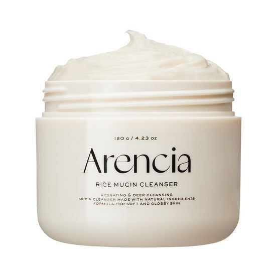 Arencia Rice Mucin Cleanser 120g Set (+Green Cleanser 15g)