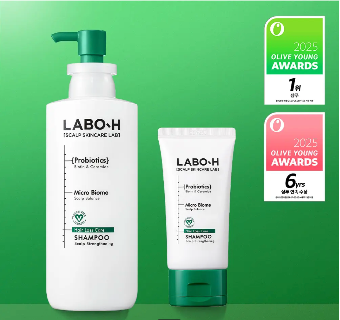 LABO-H Scalp Strengthening Shampoo 333ml (+50ml)