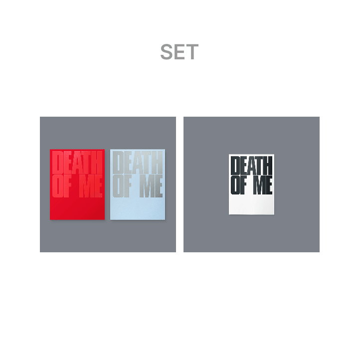 EVAN 1st Mini Album 'DEATH OF ME' (Set) + 'DEATH OF ME' (Weverse Albums ver.) Set