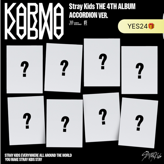 Stray Kids - KARMA / 4th Full Album (ACCORDION VER.) Random (YES24 benefit 🎁)