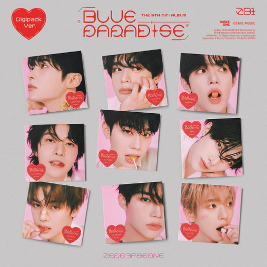 ZEROBASEONE - BLUE PARADISE / 5TH MINI ALBUM (Digipack Ver.)
