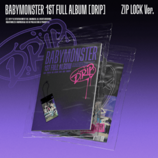 BABYMONSTER 1st FULL ALBUM [DRIP] ZIP LOCK Ver.
