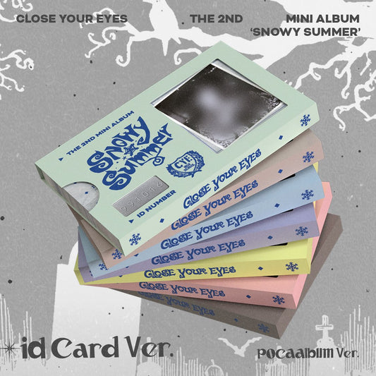 CLOSE YOUR EYES The 2nd Mini Album 'Snowy Summer' (ID Card Ver.) (POCAALBUM)