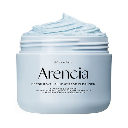 Arencia Blue Hyssop Rice Mochi Cleanser 120g Set (+Green Cleanser 15g)
