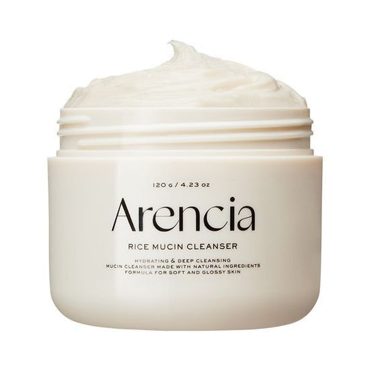 Arencia Rice Mucin Cleanser 120g Set (+Green Cleanser 15g)