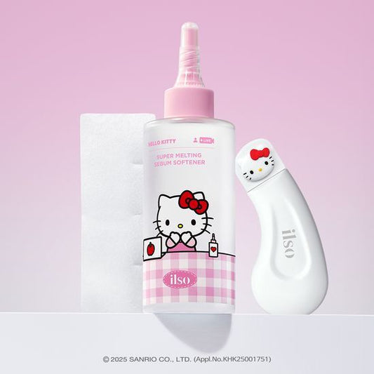 ILSO X Hello Kitty Super Melting Sebum Softener 150ml+Hello Kitty Blackhead Tool