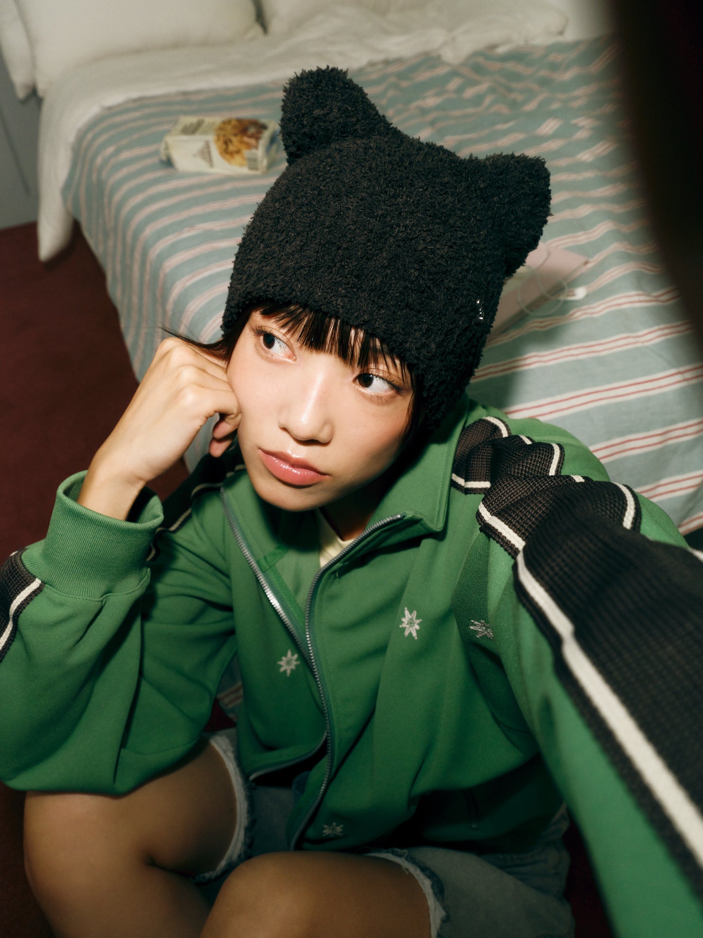 ARTIST-MADE COLLECTION BY ENHYPEN SUNOO] FUZZY BEAR BEANIE