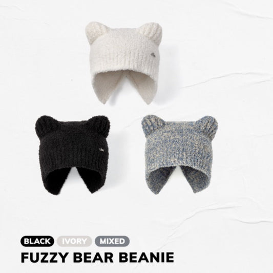 ARTIST-MADE COLLECTION BY ENHYPEN SUNOO] FUZZY BEAR BEANIE