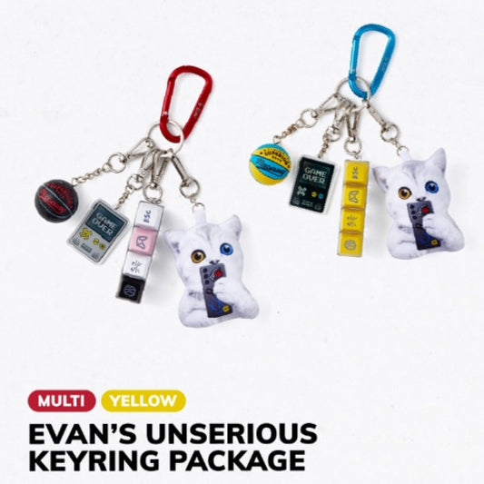 ARTIST-MADE COLLECTION BY ENHYPEN -HEESEUNG ] EVAN'S UNSERIOUS KEYRING PACKAGE