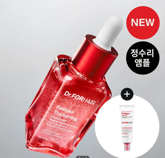 Dr.forhair Folligen Thickening Scalp Serum 50ml Set (+Scalp Scaler 50g)