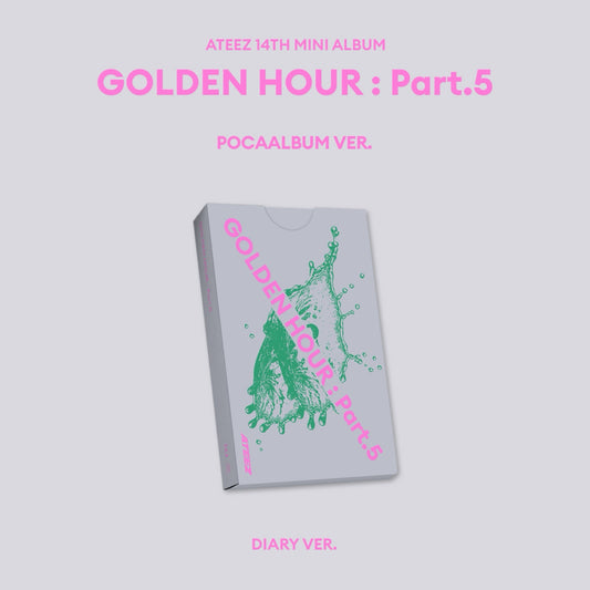 ATEEZ - GOLDEN HOUR : Part.5 / 14TH MINI ALBUM (POCAALBUM) (Diary Ver.)