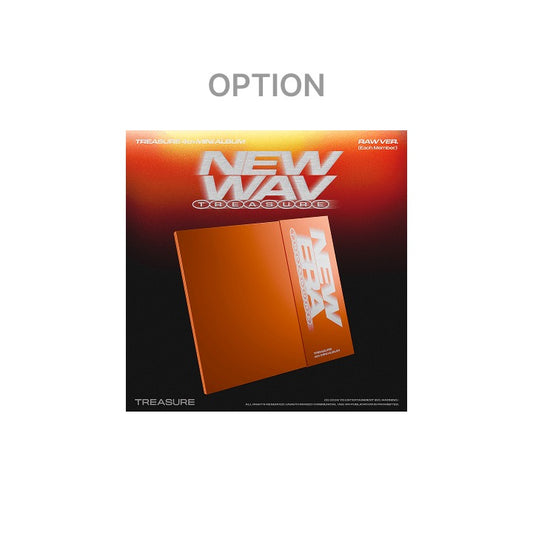 TREASURE 4th MINI ALBUM [NEW WAV] RAW VER. (Option)