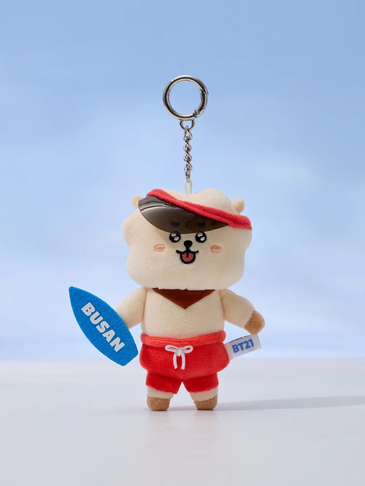 BT21 Busan Vacation Doll Keyring