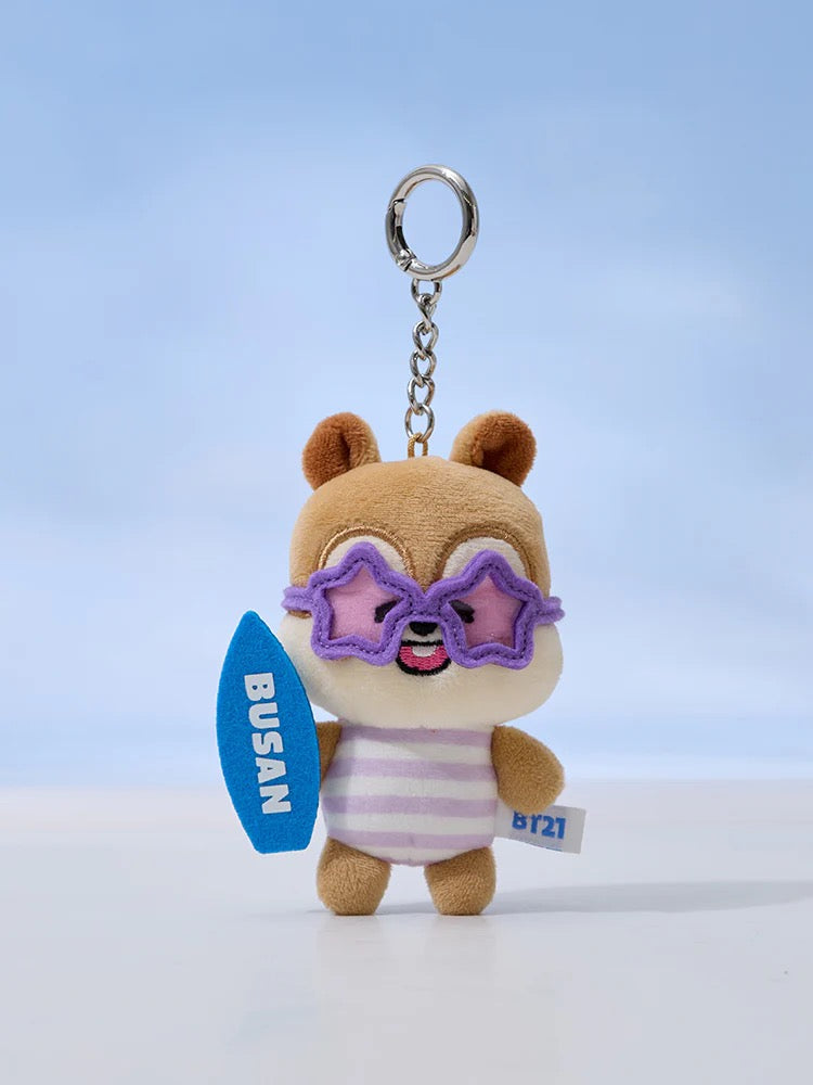 BT21 Busan Vacation Doll Keyring