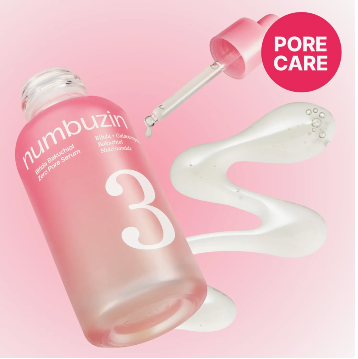 numbuzin No.3 Bifida Bakuchiol Zero Pore Serum 30ml